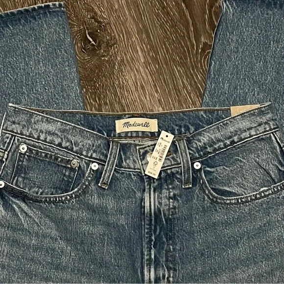 Host pick 🎉 NWT Madewell Size 27 Perfect Vintage Straight Jean in Seyland Wash - Picture 5 of 6